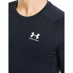 Under Armour Sportshirt* HeatGear SS shirt heren black white