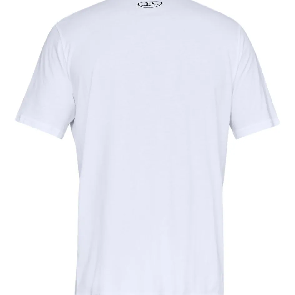 Under Armour Sportshirt* Left Chest Logo shirt heren white black