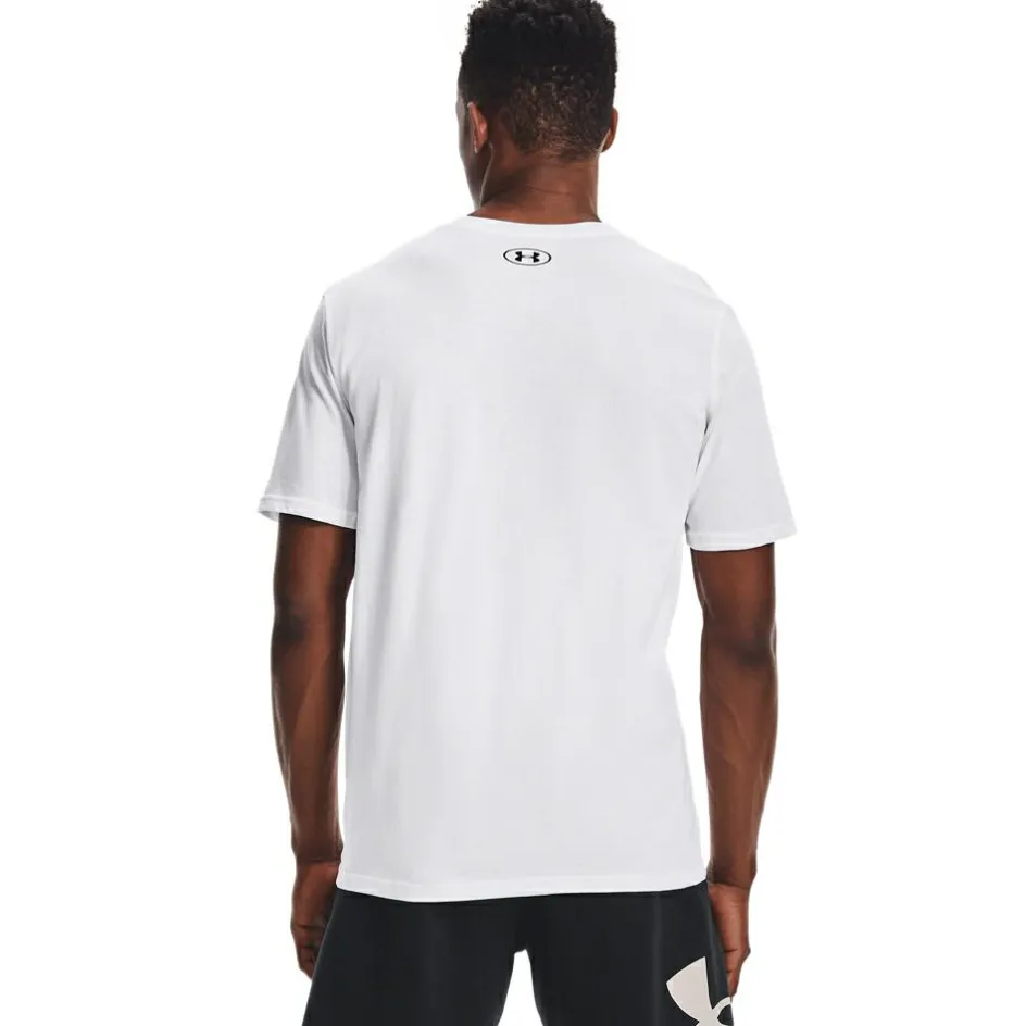 Under Armour Sportshirt* Left Chest Logo shirt heren white black