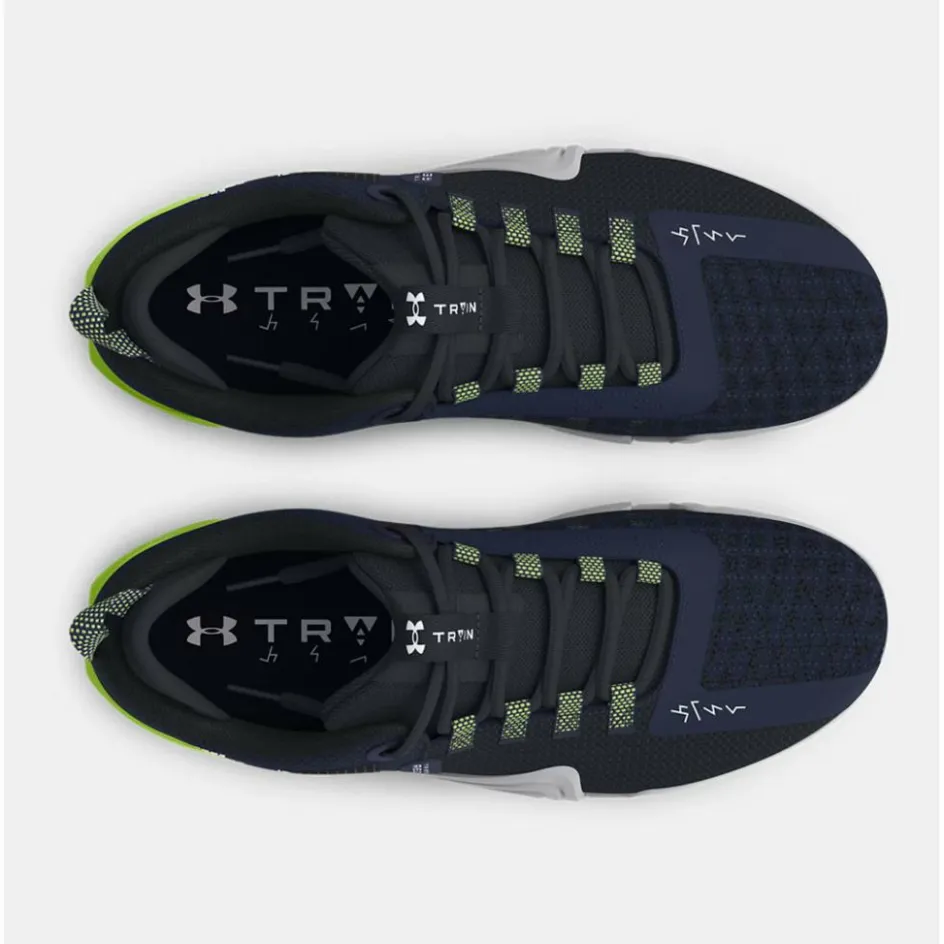 Under Armour Fitness Schoenen* Reign 6 fitness schoenen heren midnight navy morph green