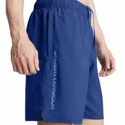 Under Armour Sportbroek* Tech Woven Wordmark short heren tech blue horizon blue