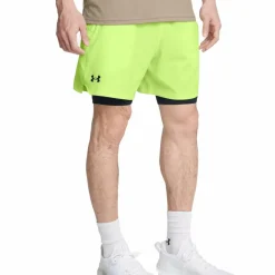 Under Armour Sportbroek* Vanish Woven 2-in-1 short heren morph green black
