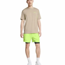 Under Armour Sportbroek* Vanish Woven 2-in-1 short heren morph green black