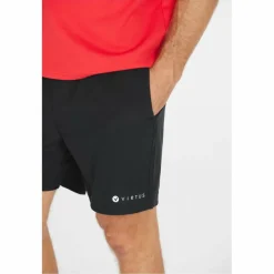 VIRTUS Sportbroek*Zayne 2-in-1 short heren black