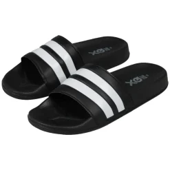 XQ Badslippers|Slippers*000121994002 slippers heren black white
