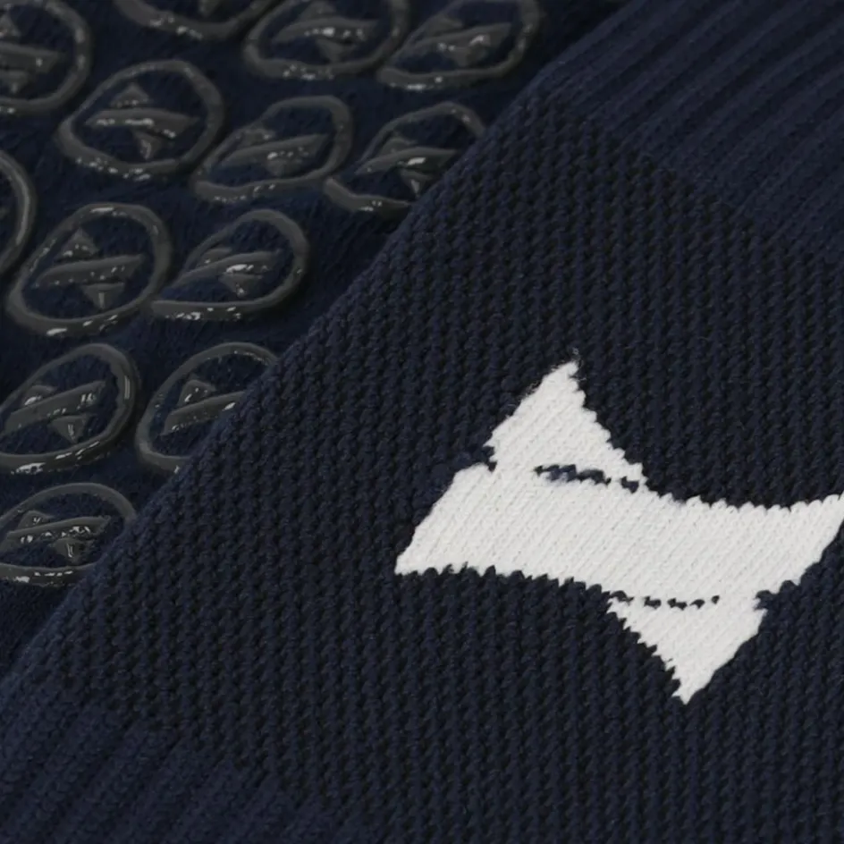 Xtreme Sockswear Voetbalkleding* Grip voetbalsokken navy 2-pack