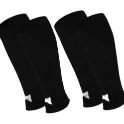 Xtreme Sockswear Scheenbeschermers Voetbal* Pro Footless Soccer sleeves black 2-pack