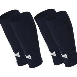 Xtreme Sockswear Scheenbeschermers Voetbal* Pro Footless Soccer sleeves navy 2-pack